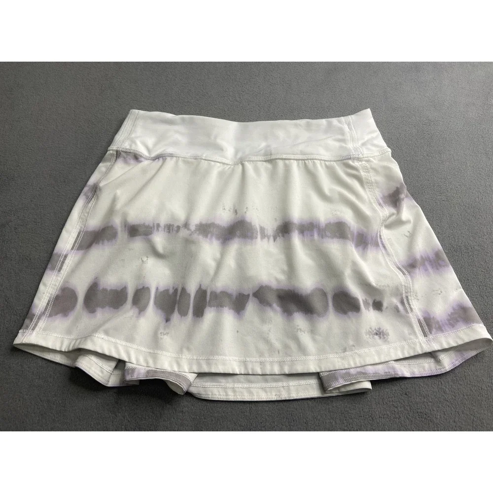 Lululemon Skort Womens 4 Tie Dye Pace‎ Rival Active Pickleball Tennis Golf Skirt
